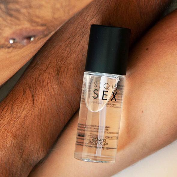 Bijoux Indiscrets Slow Sex Huile de Massage Chauffante