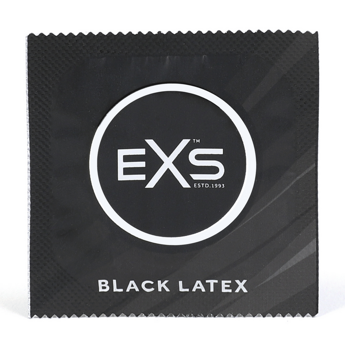 EXS Black Latex Préservatifs 100 Pièces