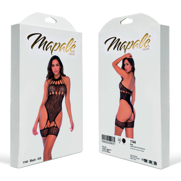 Mapalé Body Noir Léopard Dos-Nu