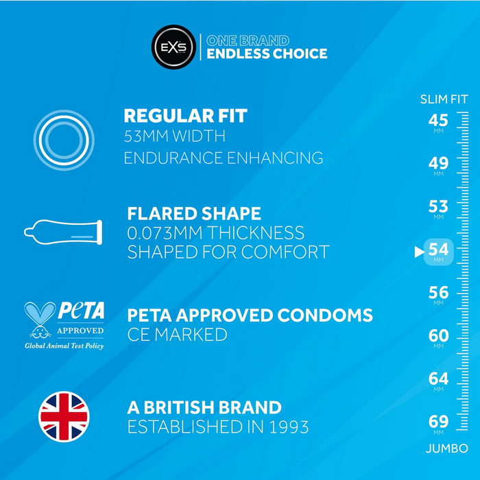 EXS Delay Endurance Préservatifs 144 Pièces