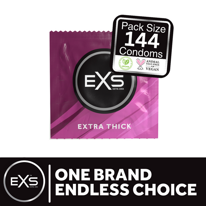 EXS Extra Thick Préservatifs 144 Pièces