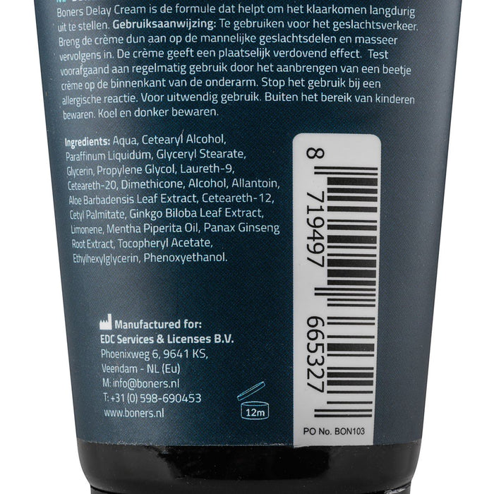 Boners Crème Retardante 100 ml