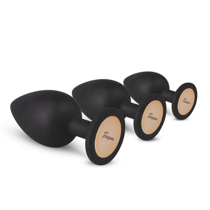 Teazers Plug Anal Set Noir