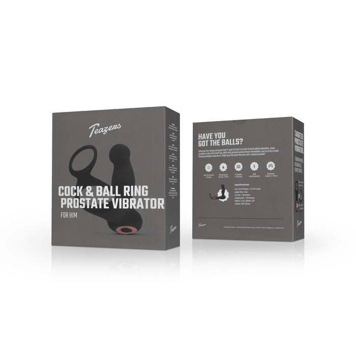 Teazers Cock & Ball Ring Vibromasseur Prostatique