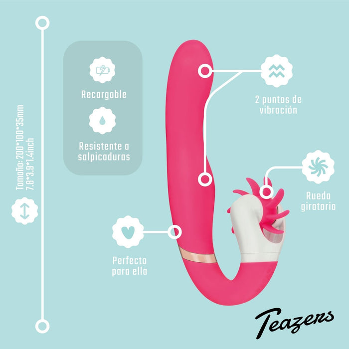 Teazers Wheelie Vibromasseur 20 cm