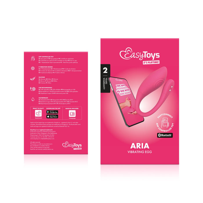 EasyToys Aria Oeuf Vibrants Avec App
