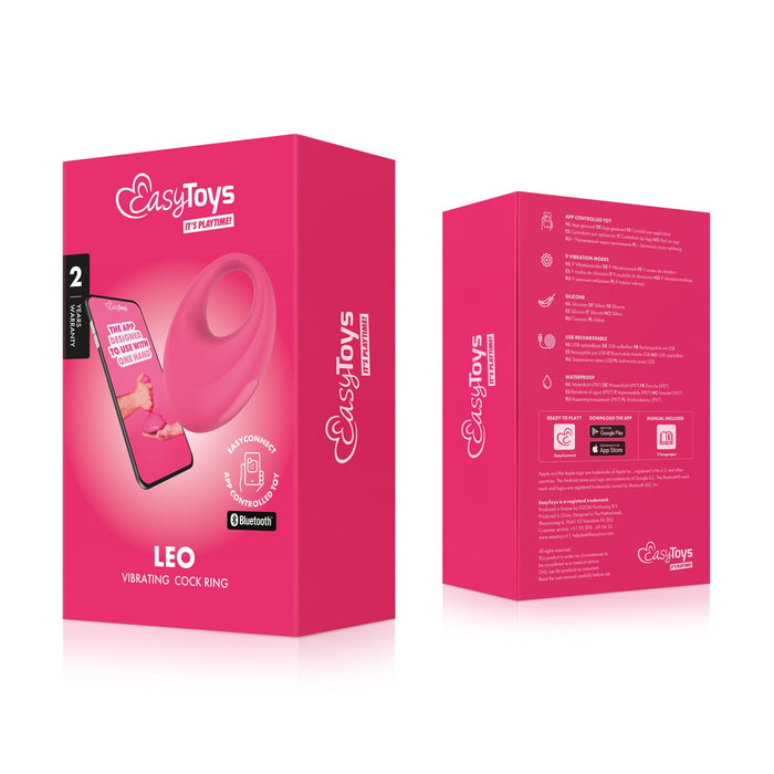 EasyToys Leo Anneau Pénien Vibrant Avec App