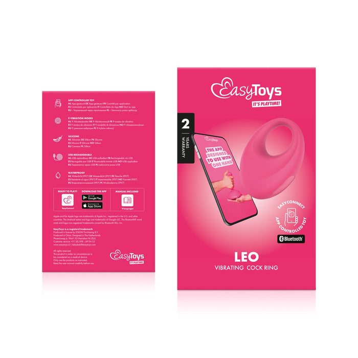 EasyToys Leo Anneau Pénien Vibrant Avec App