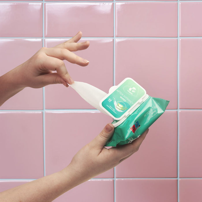 EasyGlide Lingettes Intimes Rafraîchissantes Après Les Rapports 25 Unités