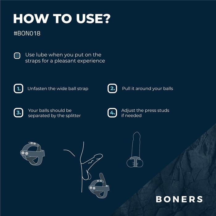 Boners Écarteur Testiculaire Réglable En Forme De T