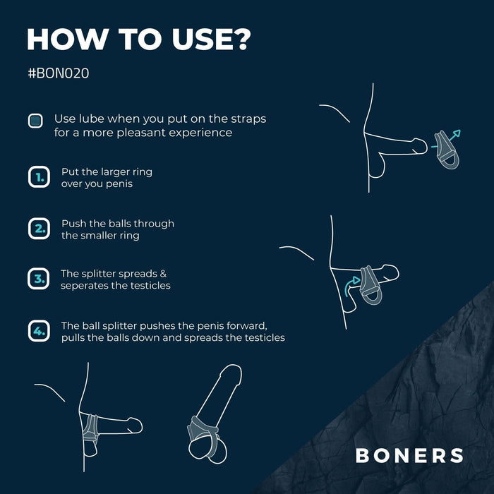Boners Écarteur De Testicules En Silicone