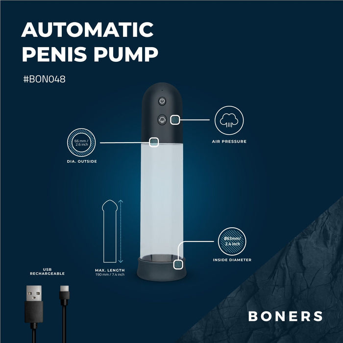Boners Pompe À Pénis Automatique Avec Masturbateur