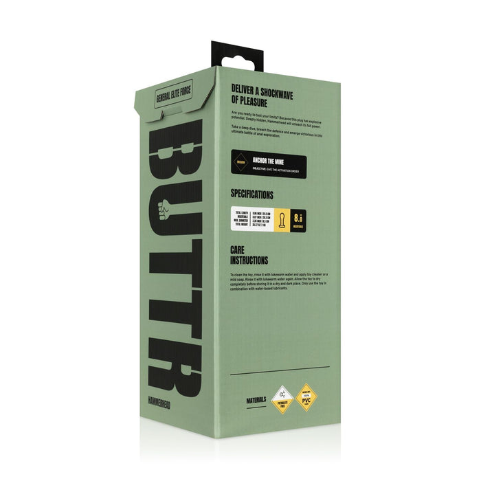 Buttr Hammerhead Plug Anal 20 cm