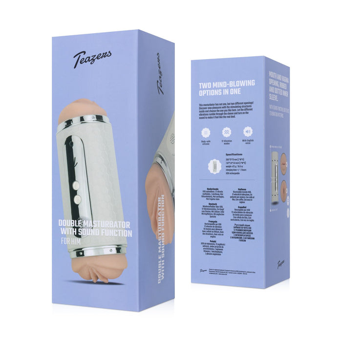 Teazers Masturbateur Vibrant Double Face