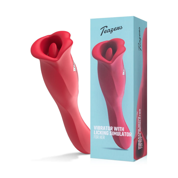 Teazers Vibromasseur Avec Stimulateur Clitoridien Léchant