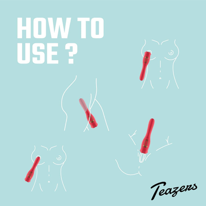 Teazers Vibromasseur Avec Stimulateur Clitoridien Léchant