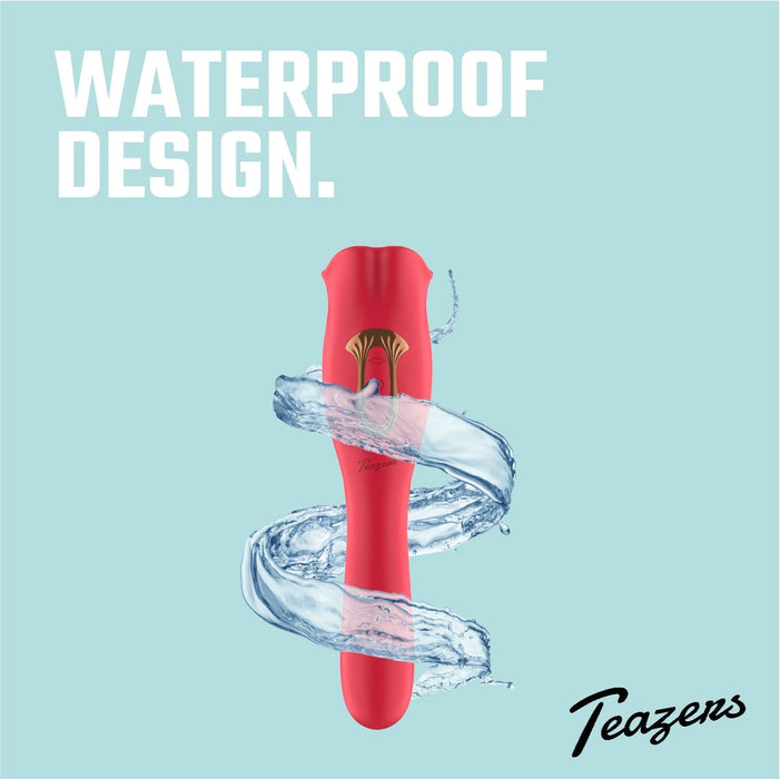 Teazers Vibromasseur Avec Stimulateur Clitoridien Léchant