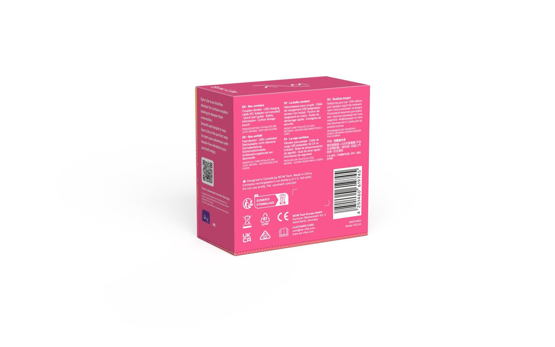 We-Vibe Sync Lite Vibrator Voor Koppels Met App