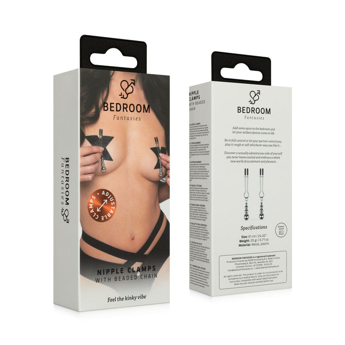 Bedroom Fantasies Pinces À Tétons Avec Chaîne Perlée