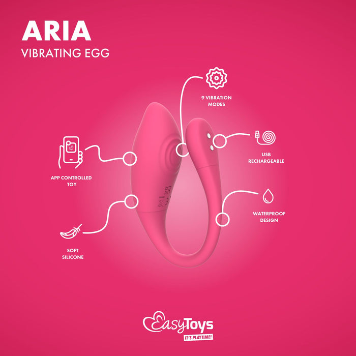 EasyToys Aria Oeuf Vibrants Avec App