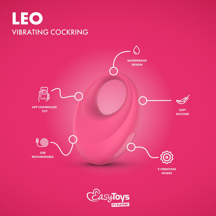 EasyToys Leo Anneau Pénien Vibrant Avec App