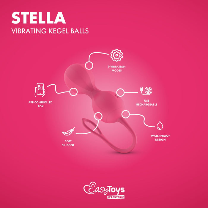 EasyToys Stella Boules De Geisha Vibrantes Avec App