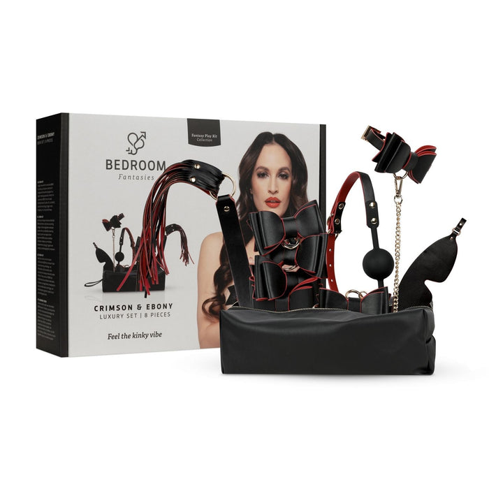 Bedroom Fantasies Crimson & Ebony Kit De Bondage