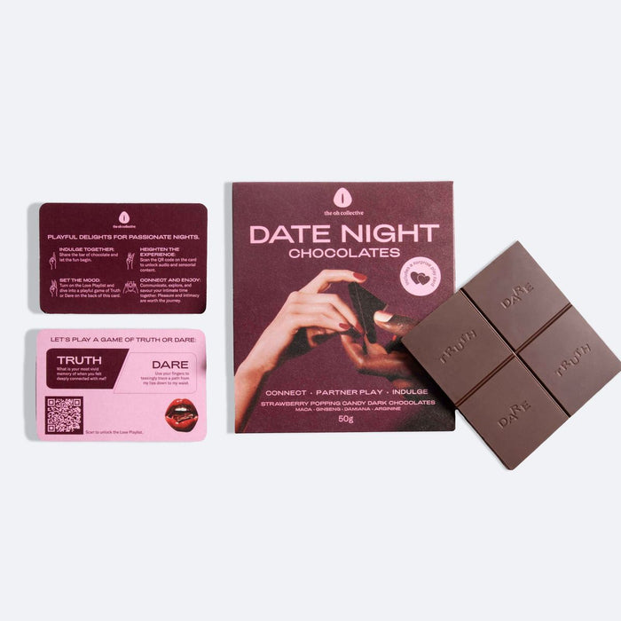 The Oh Collective – Date Night Chocolat – À la Maca Et Au Ginseng