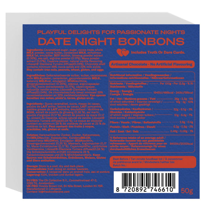 The Oh Collective - Date Night Bonbons - Chocolat d'amour