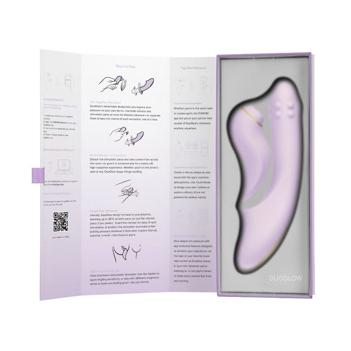 Svakom Duoglow Vibromasseur Vat Et Vient Avec App 19 cm