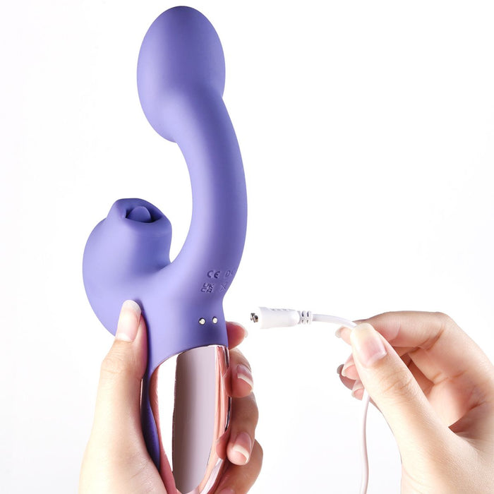 Magic Motion Magic Ponder Vibrateur Lèche-Clitoris Et Point G Violet