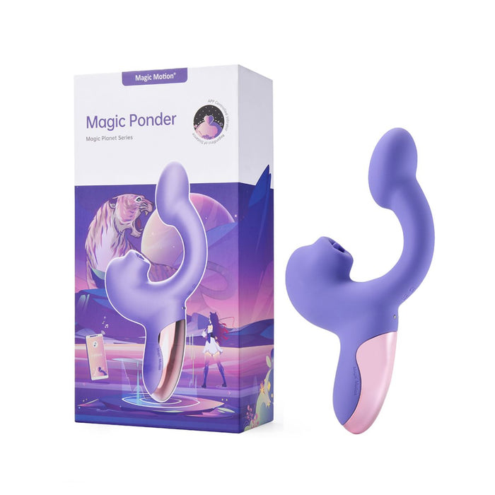 Magic Motion Magic Ponder Vibrateur Lèche-Clitoris Et Point G Violet