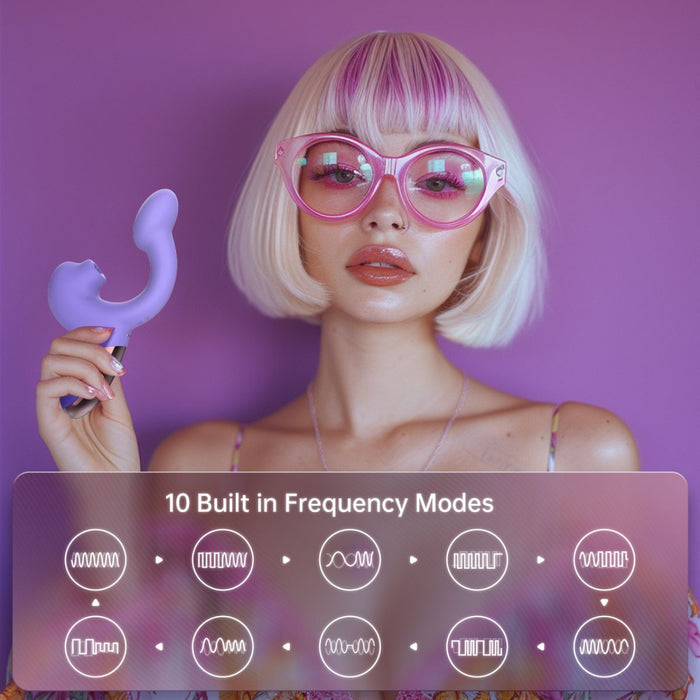 Magic Motion Magic Ponder Vibrateur Lèche-Clitoris Et Point G Violet