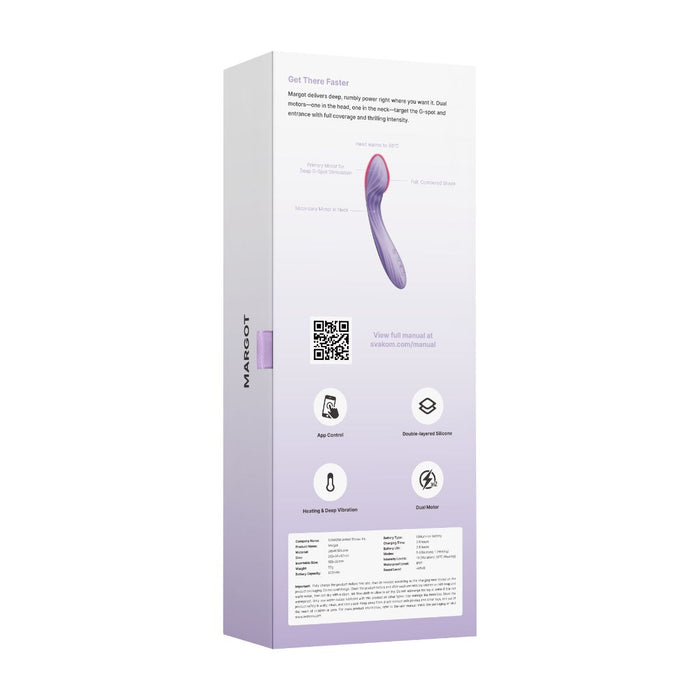 Svakom Margot Vibromasseur Point G Avec App 21 cm