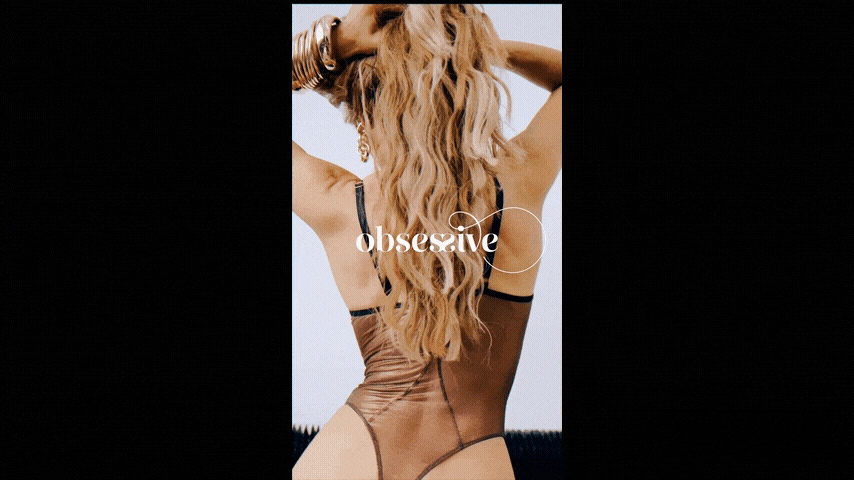 Obsessive Soranna Body Ouvert à l’Entrejambe Marron