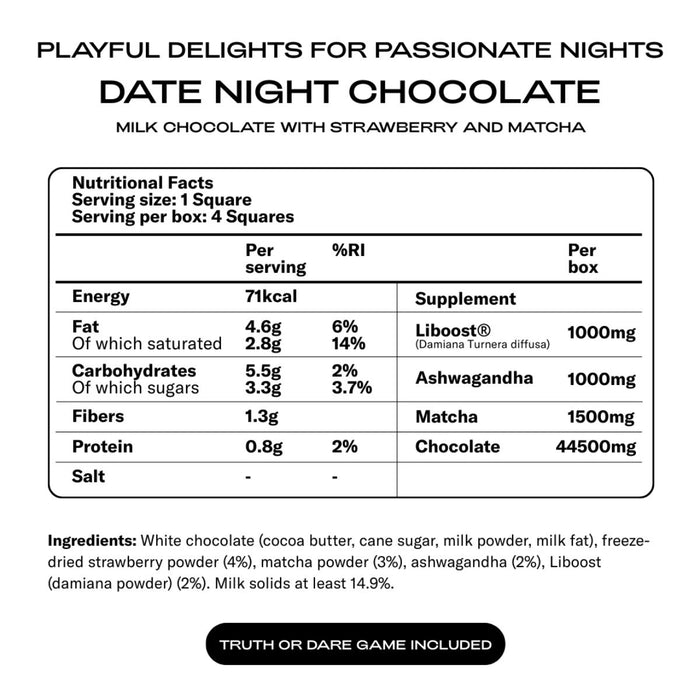 The Oh Collective - Date Night Chocolat - Matcha