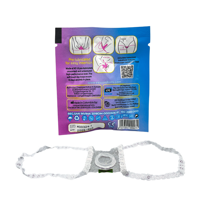 EXS Non-Latex Internal Préservatifs 25 Pièces