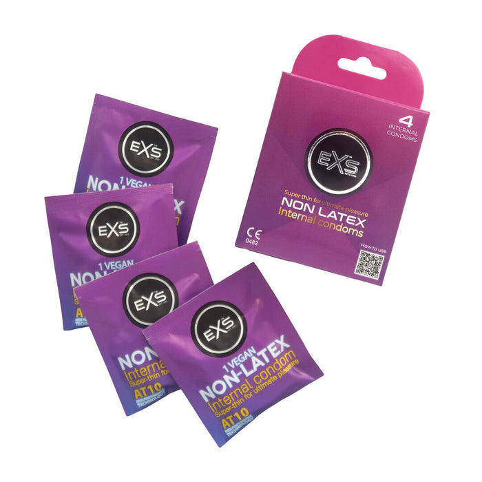 EXS Préservatifs Internes Sans Latex 4 Pièces