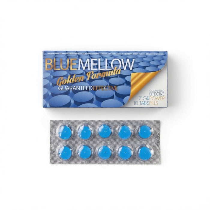 Blue Mellow Comprimés Naturels Pour l'érection 10 Pièces