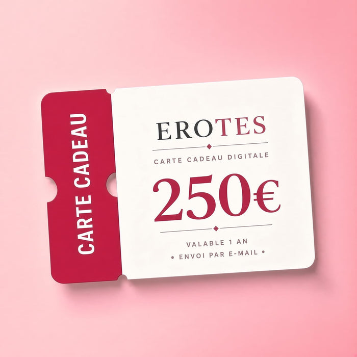 Carte Cadeau Digitale Erotes - Erotes.fr