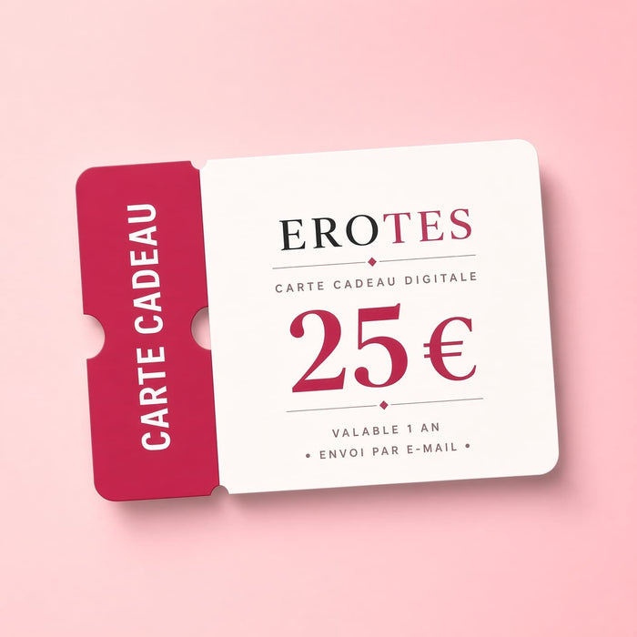 Carte Cadeau Digitale Erotes - Erotes.fr