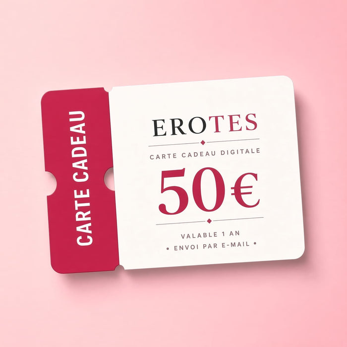 Carte Cadeau Digitale Erotes - Erotes.fr