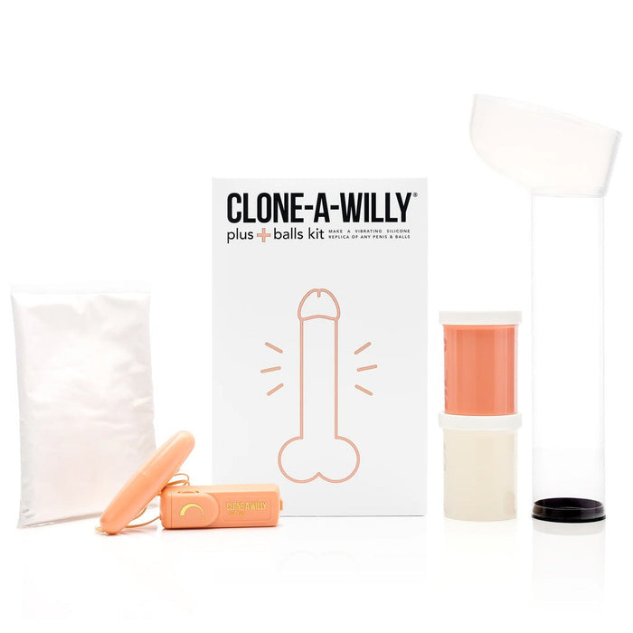 Clone-A-Willy Gode Avec Boules Kit Light Tone