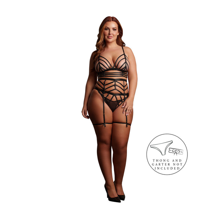 Le Désir Ensemble Lingerie 2 Pièces Noir Strappy