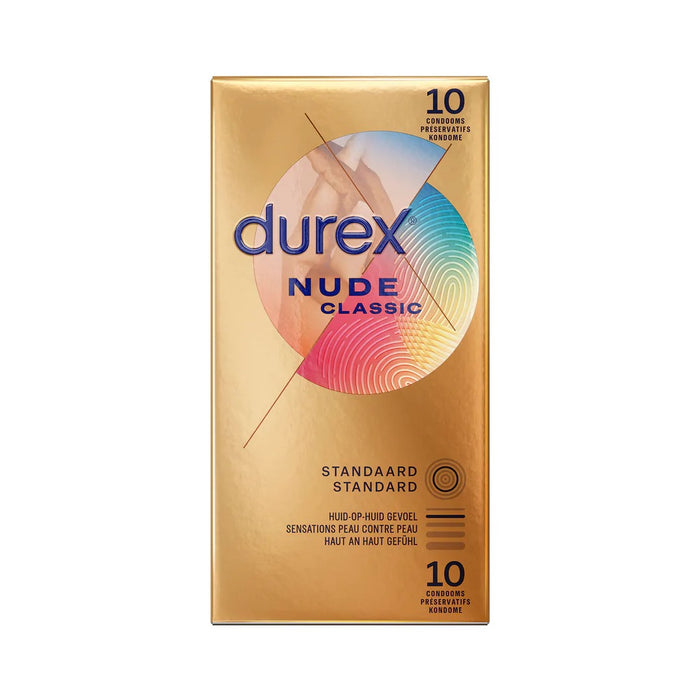 Durex Nude Classic Préservatifs 10 Pièces