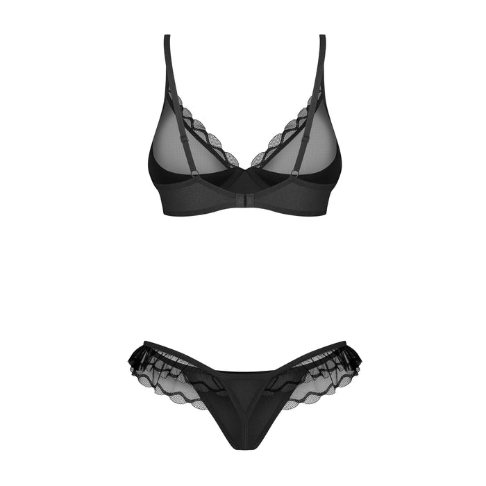 Obsessive Stelisa Ensemble Lingerie 2 Pièces Noir