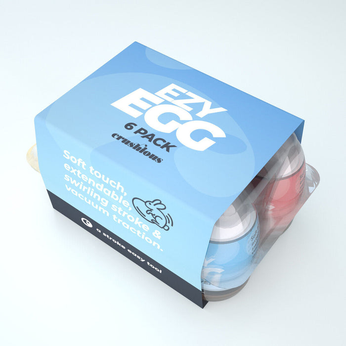 Crushious Ezy Egg Masturbateur Oeuf 6 Pièces