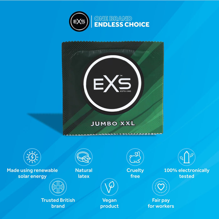 EXS Jumbo Préservatifs 144 Pièces