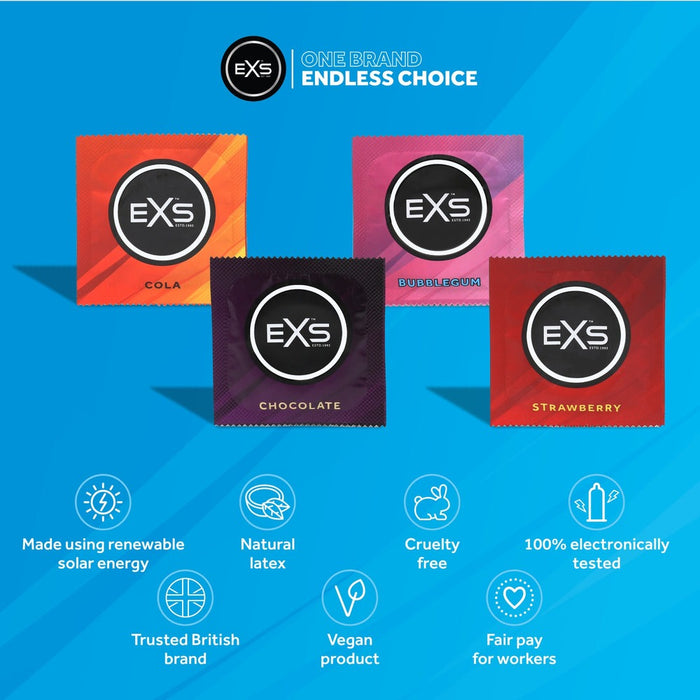 EXS Mixed Flavors Préservatifs 144 Pièces