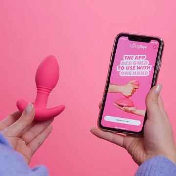 EasyToys Axel Plug Anal Vibrant Avec App 10 cm